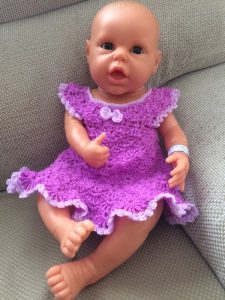 Vestido bebé lila